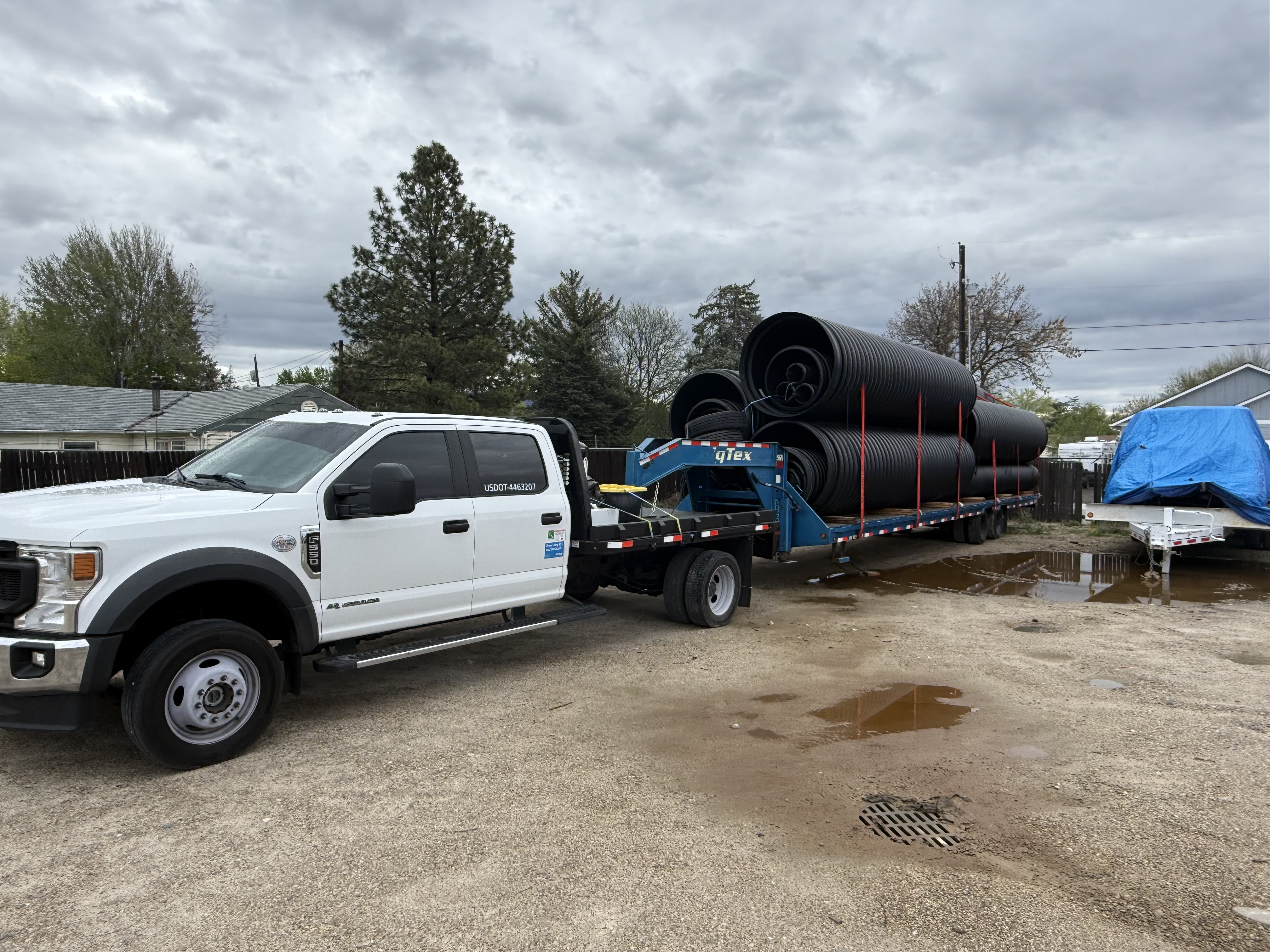 True Point LLC hotshot freight truck - Boise Idaho owner-operated fleet